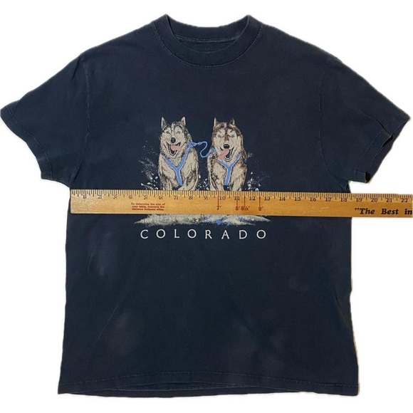 Vintage graphic Brandy Melville Colorado Husky Dogs graphic tee - Picture 3 of 8